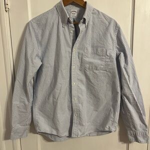 Brooks Brothers Friday Shirt Oxford Stripe Button Down Medium